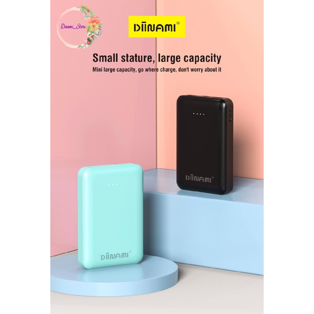 BM084 Powerbank diinami DI-Y20 real 8000mah led dual usb quick charge Fast Charging DST1951