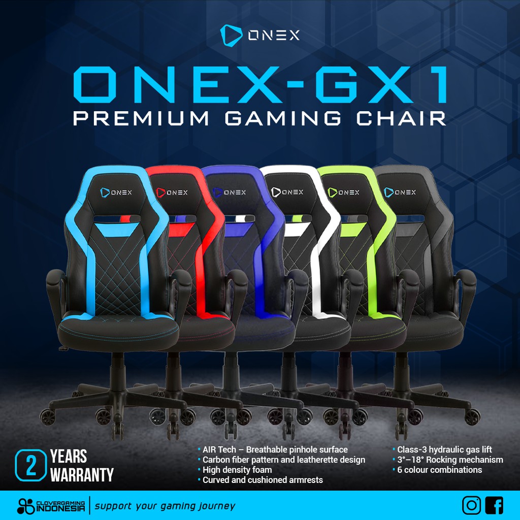 ONEX GX1 Kursi Gaming Chair Premium Quality GX 1 GX-1