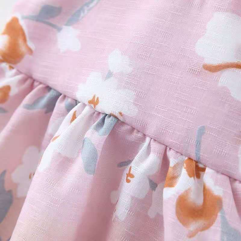 Summer Set - Dress Topi Setelan Baju Bayi Perempuan - Size Baby 0 - 12 Bulan - Lillegifts