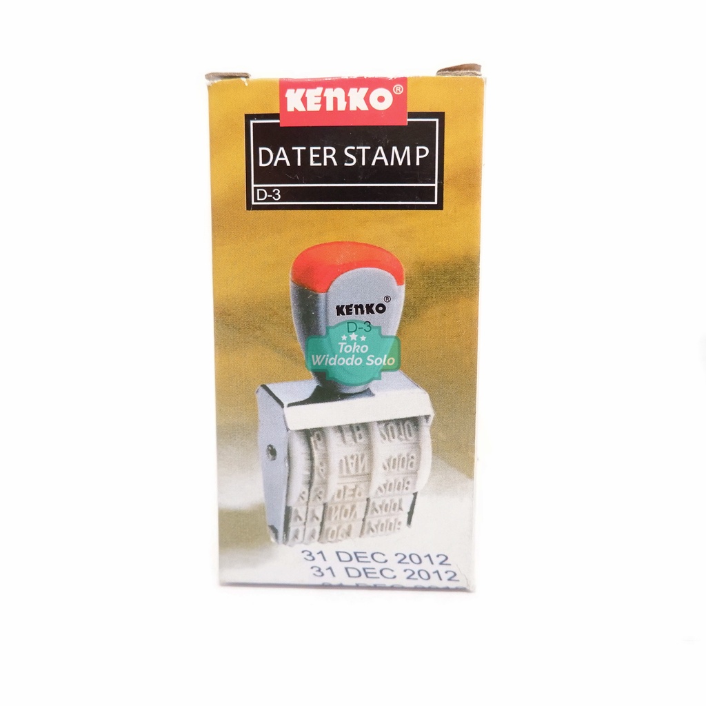 

Stempel Tanggal Kenko Dater Stamp D3 Digit 5mm Stamp Stamper Cap Tanggal - 1 Buah