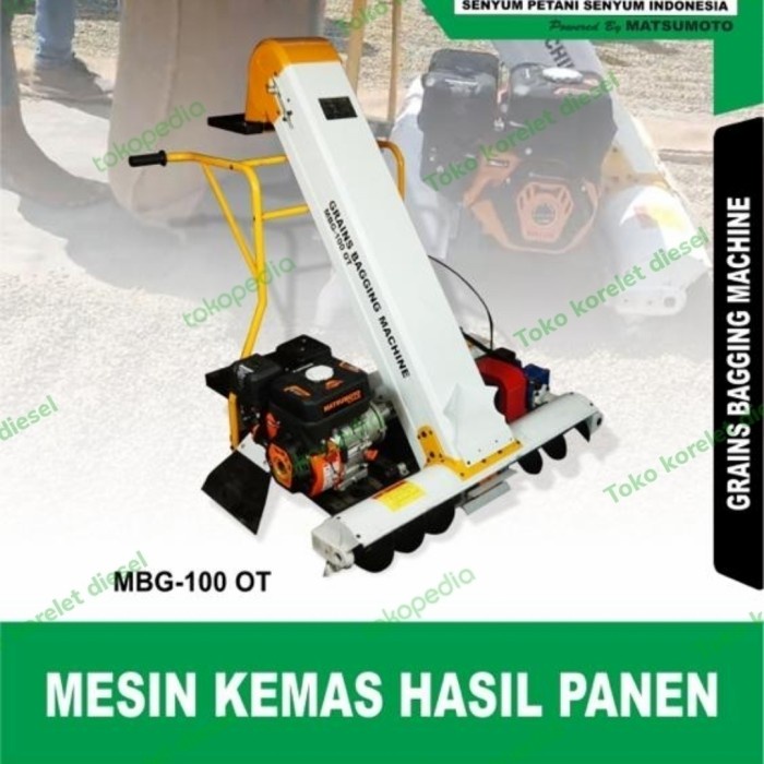 Mesin kemas Hasil Panen Padi Mahkota MBG-100T