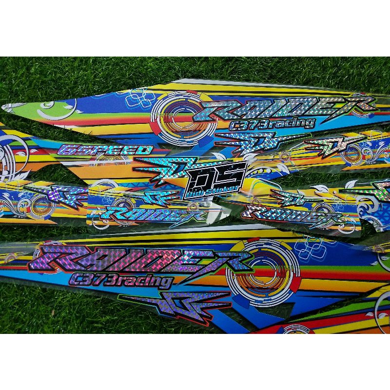 STRIPING TRANSPARAN HOLOGRAM SATRIA FU BARONG DAN FU THAILAND