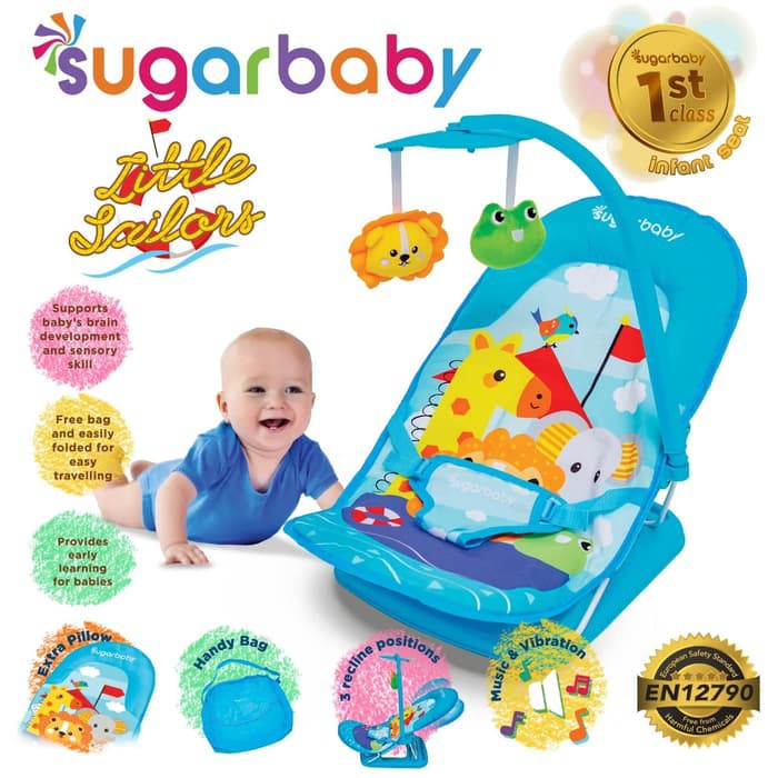 Baby Elle Mastela Infant Seat Bouncer Bayi Tempat Duduk Bayi Sugar Baby-2