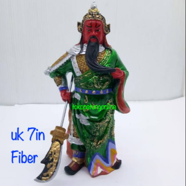 Patung Kwan Kong Fiber 7in 07