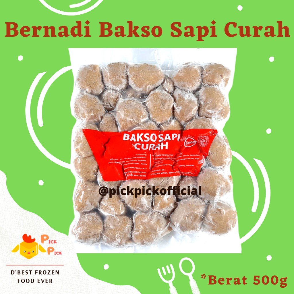 

Bernadi Bakso Sapi Curah 500g