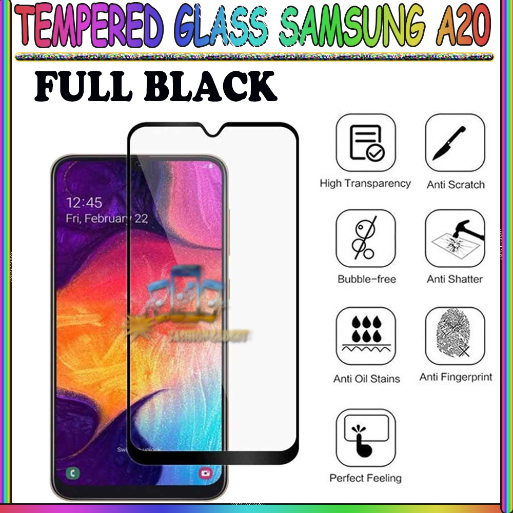 TEMPERED GLASS SAMSUNG A10 /SAMSUNG A20/ SAMSUNG A3/ SAMSUNG A30 / SAMSUNG A310/ SAMSUNG A320 / SAMSUNG A3 2017 / SAMSUNG A5 / SAMSUNG A510 ANTI GORES KACA TEMPER GLASS - CLEAR