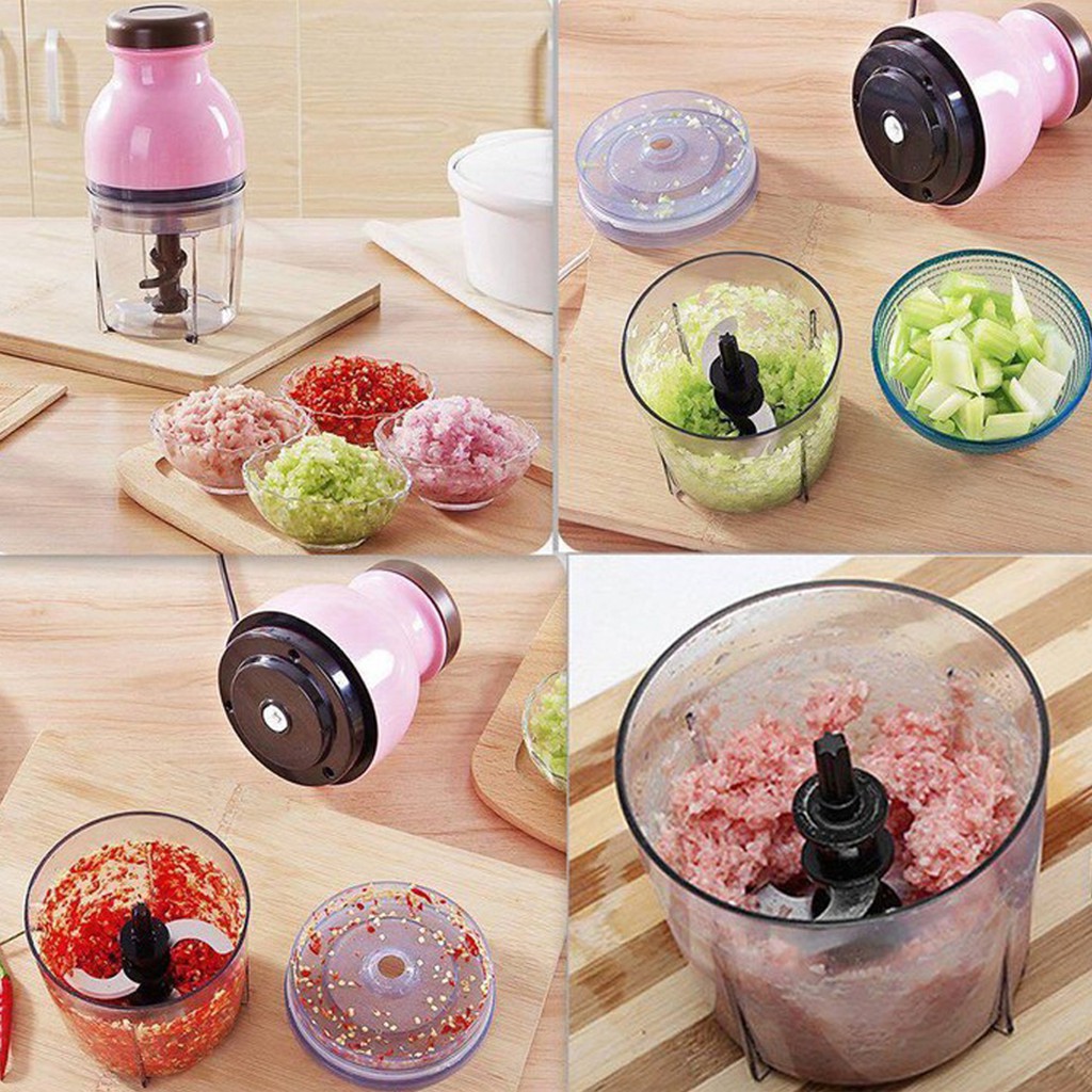 HOVELSHOP Hand Blender Capsule Portable Cutter Quatre Juicer Buah Sayur Multifungsi