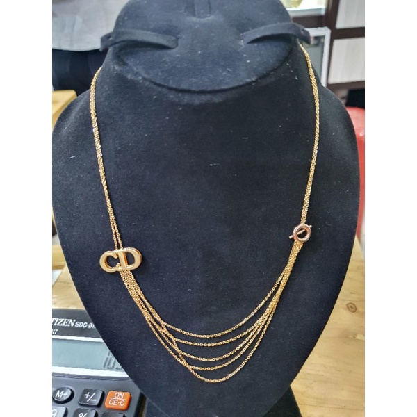 kalung layer model fashion terbaru emas extra rantai bisa di kecil gedein