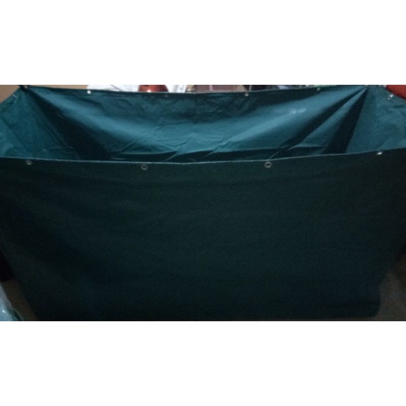 kolam kotak 4x2x1m orchid/kolam terpal kotak 4x2x1