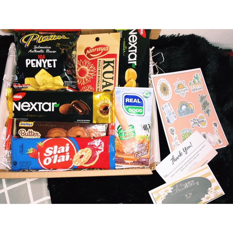 

[KINANTWINS.ID] (COD) HAMPERS/PAKET SNACK BOX