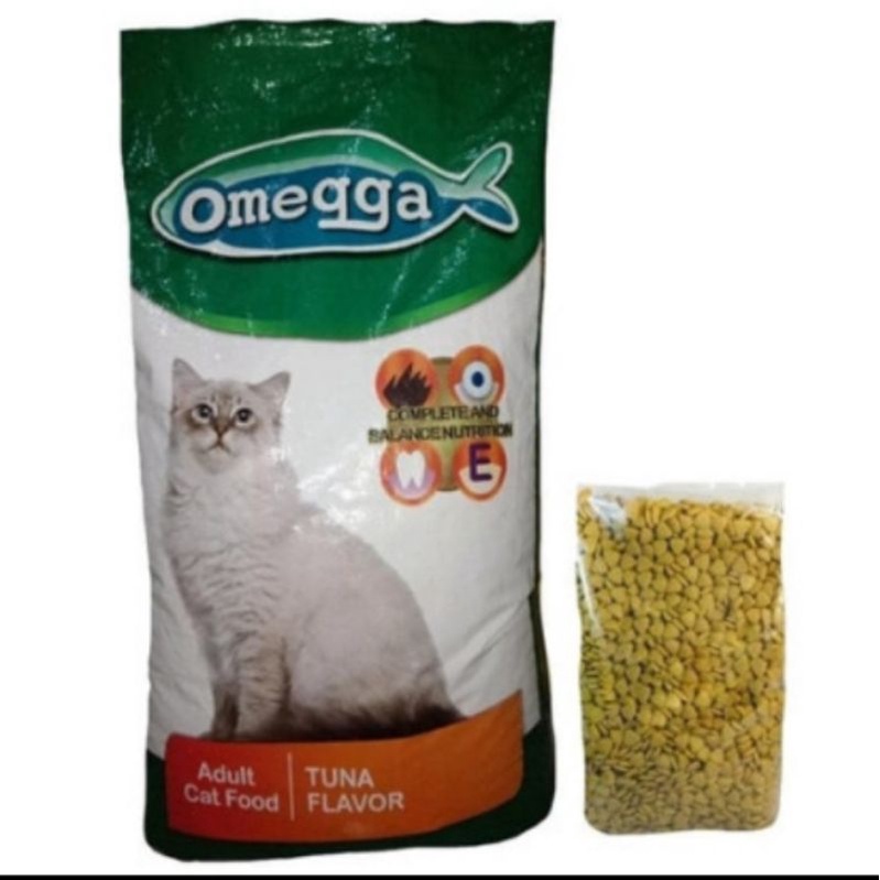 (Expedisi)Omega tuna adult repack paket 8kg - Makanan kucing