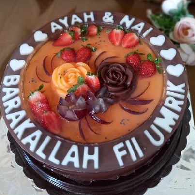 

Puding buah UlangTahun/anniversary/lamaran dll..