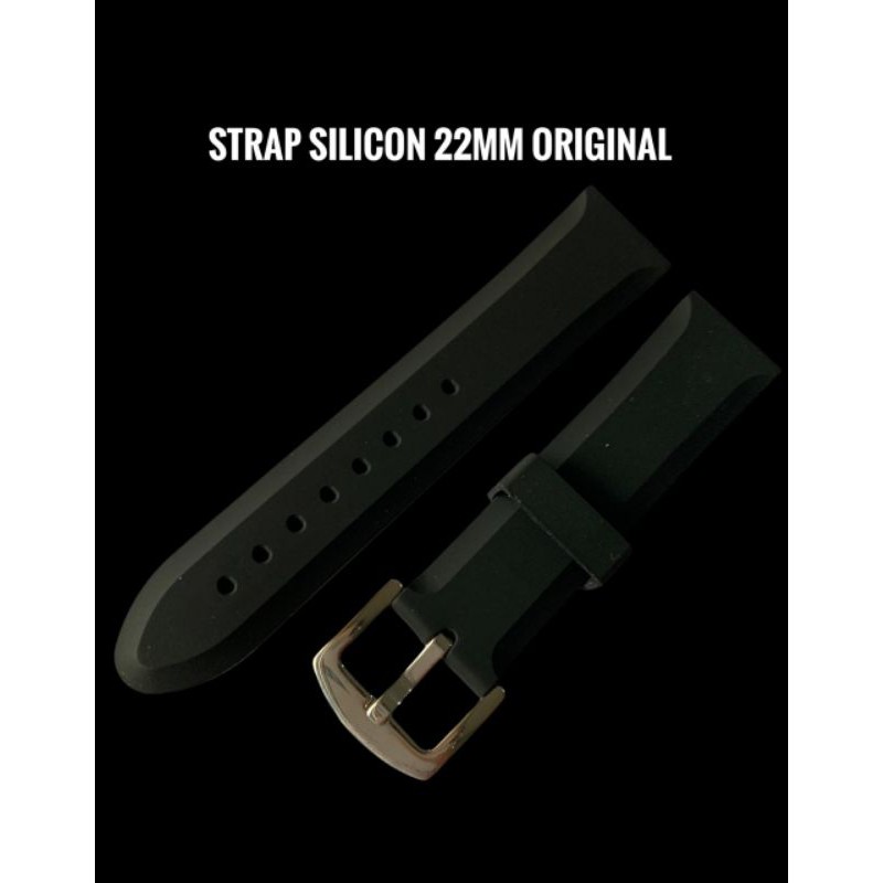 Strap Tali Jam Tangan Original Silicon lembut 22mm