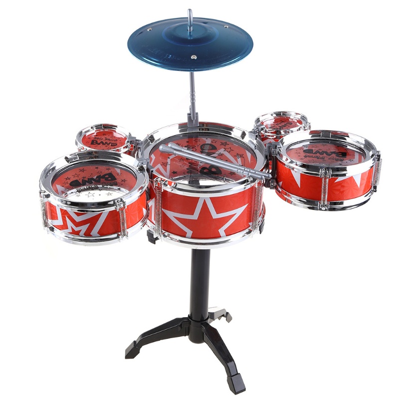 Mary Kids Simulated Music Jazz Drum Dengan Stik Meningkatkan Instrumen Kecerdasan