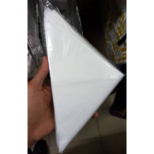 

100'S GLASUR / CONTONG / PAPPING BAG / PLASTIK SEGITIGA KECIL dan BESAR