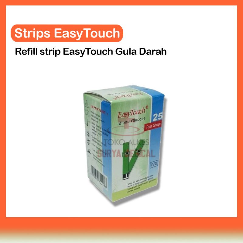 Strip Gula Easy Touch | Glucose Test Strip ET