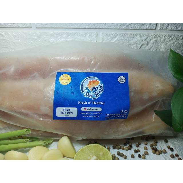 

IKAN DORY FROZEN FILLET PREMIUM 1KG FISH N' CHIP, IKAN DORI TANPA TULANG & TANPA KULIT