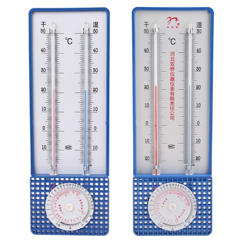 Mary Termometer / Hygrometer Basah / Kering Bentuk Bohlam Untuk Rumah Kaca