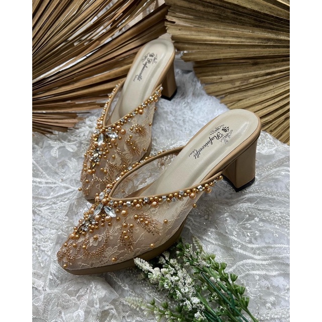 sepatu Rafaizoutfit sepatu wedding Alena nude tinggi 7cm tahu