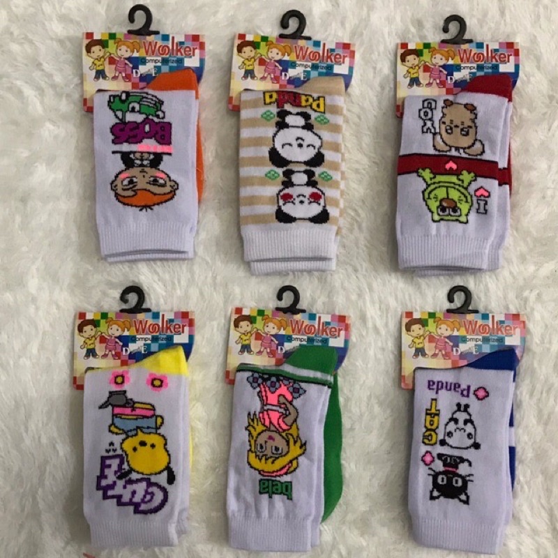 COD KAOS KAKI LUCU ANAK TK/SD WOLKER ANAK