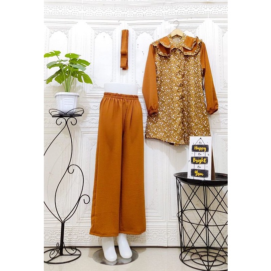 Hanami Set Long Tunik | (Realpict COD)