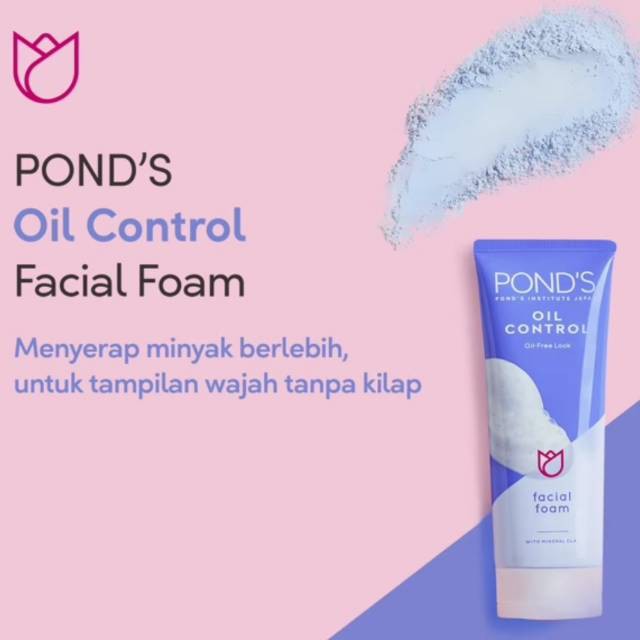 Ponds Oil Control Facial Foam Sabun Wajah Berminyak