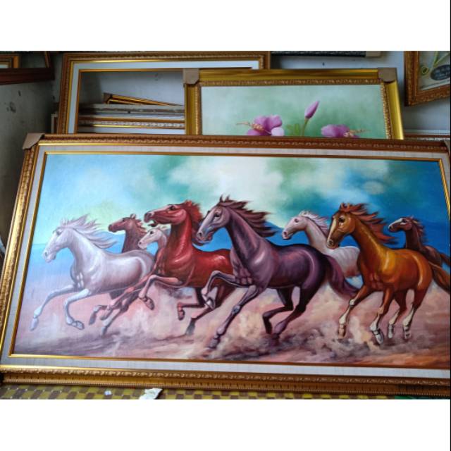 Lukisan kuda 8 Feng shui