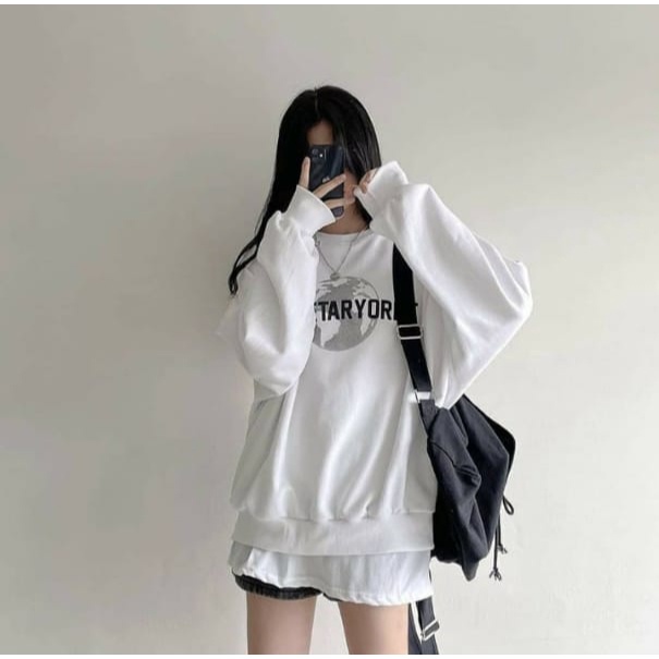 PLANETARY ORBIT SWEATER OBLONG WANITA