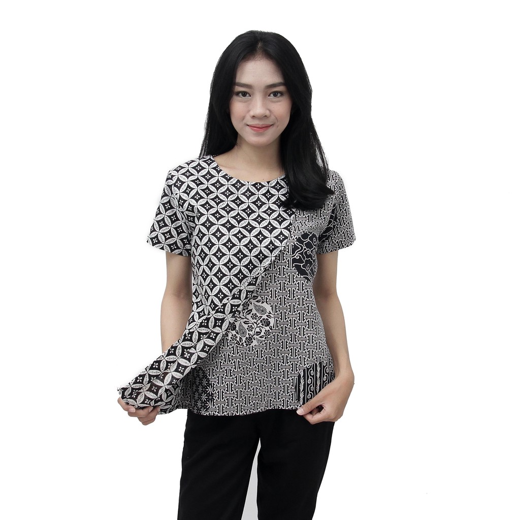 Batik Wanita Blouse Atasan Batik Modern Size S - 5L JUMBO