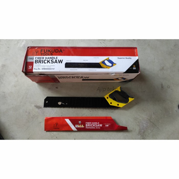 Gergaji hebel gagang karet 18&quot; Fukuda bricksaw heavy duty rah meriah