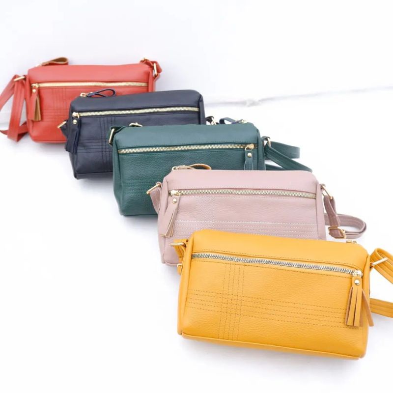 Tas Selempang Wanita Kulit Asli Leather Original Series Papirut Garut New