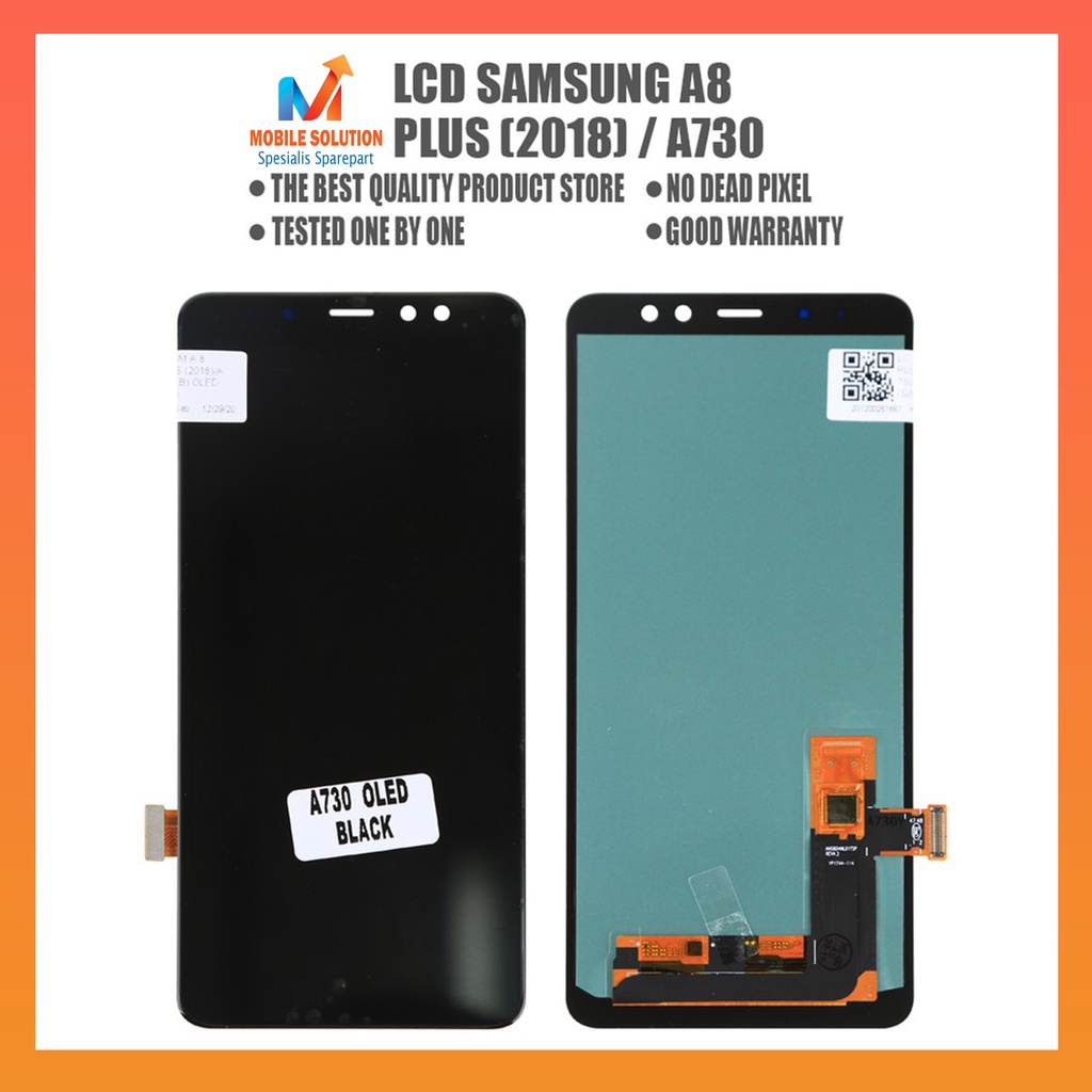 Grosir LCD Samsung A8 Plus A730 Fullset Touchscreen OLED 100% Garansi 1 Bulan + Packing / Bubble