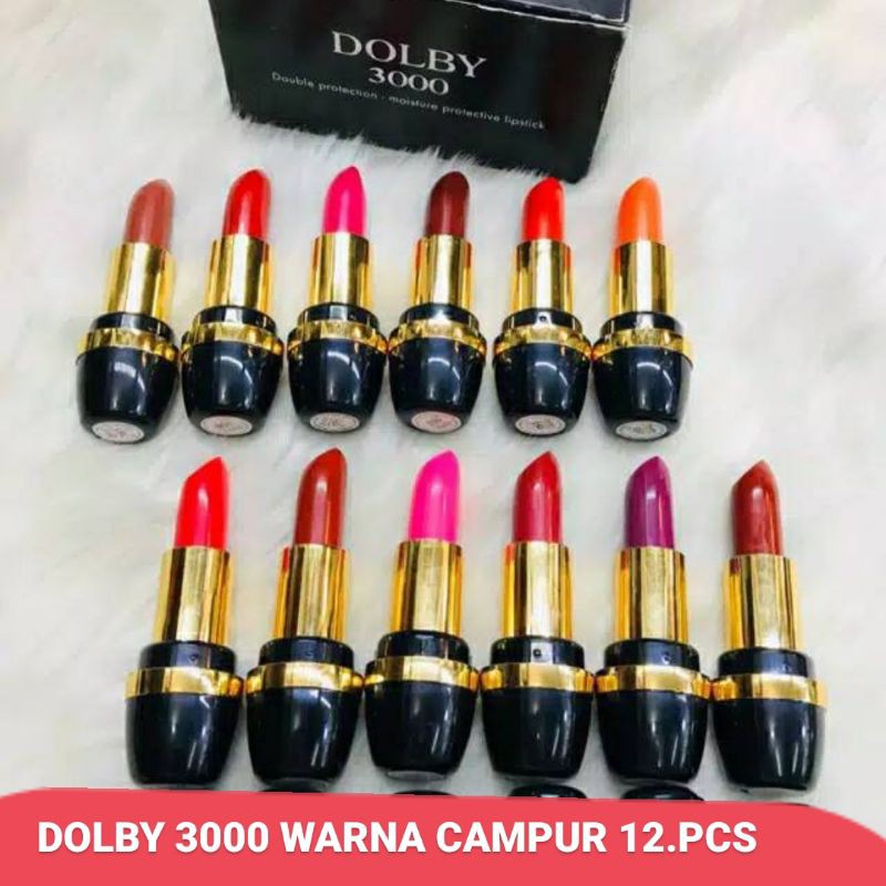 LIPSTICK DOLBY 3000 WARNA CAMPUR //Lusinan