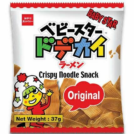 

[37gr] Oyatsu Baby Star ORIGINAL Crispy Wide Noodle - Snack ala Jepang