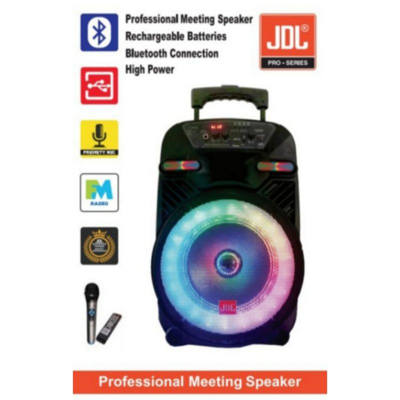 SPEAKER JDL Q8 PORTABLE BLUETOOTH MIC WIRELESS