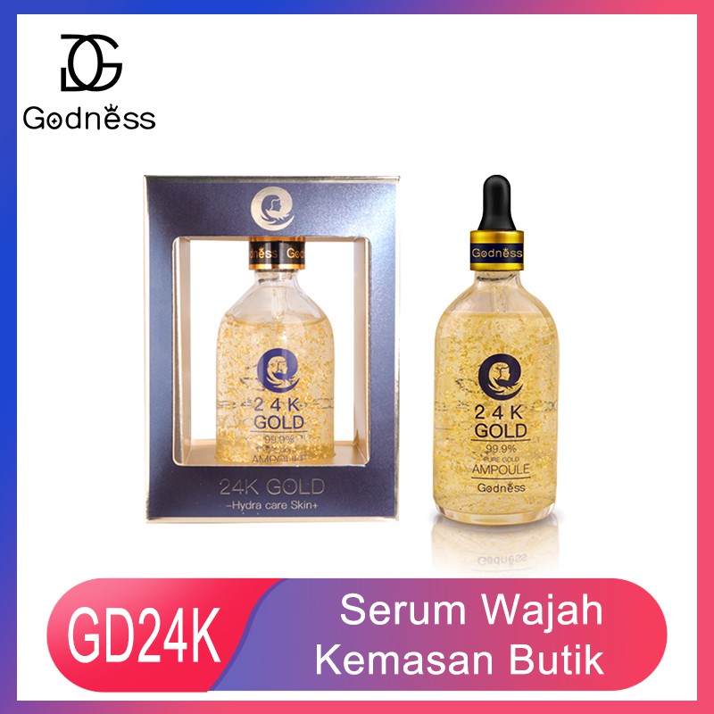 Godness 24K serum wajah anti aging serum gold / perawatan wajah / kecantikan wajah / Moisturizing