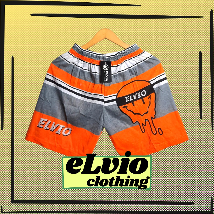 Celana boxer distro premium elvio clothing | Celana pendek | Celana distro