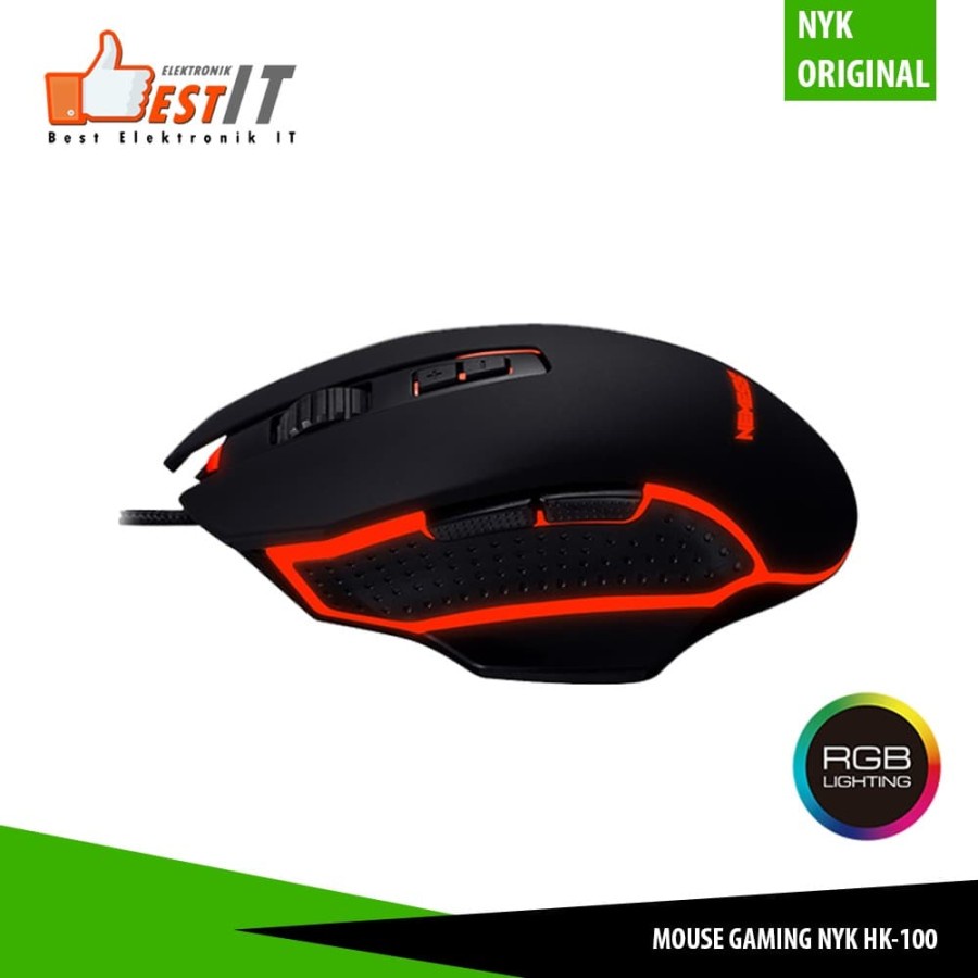 Mouse Gaming RGB Terminator NYK Nemesis HK-100