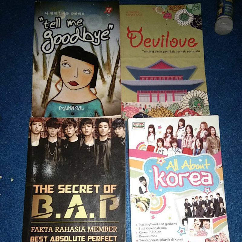 Preloved Novel Wattpad Kpop Fanfiction Korea Devilove,Tell Me Goodbye,TheSecretofB.A.P,AllAboutKorea