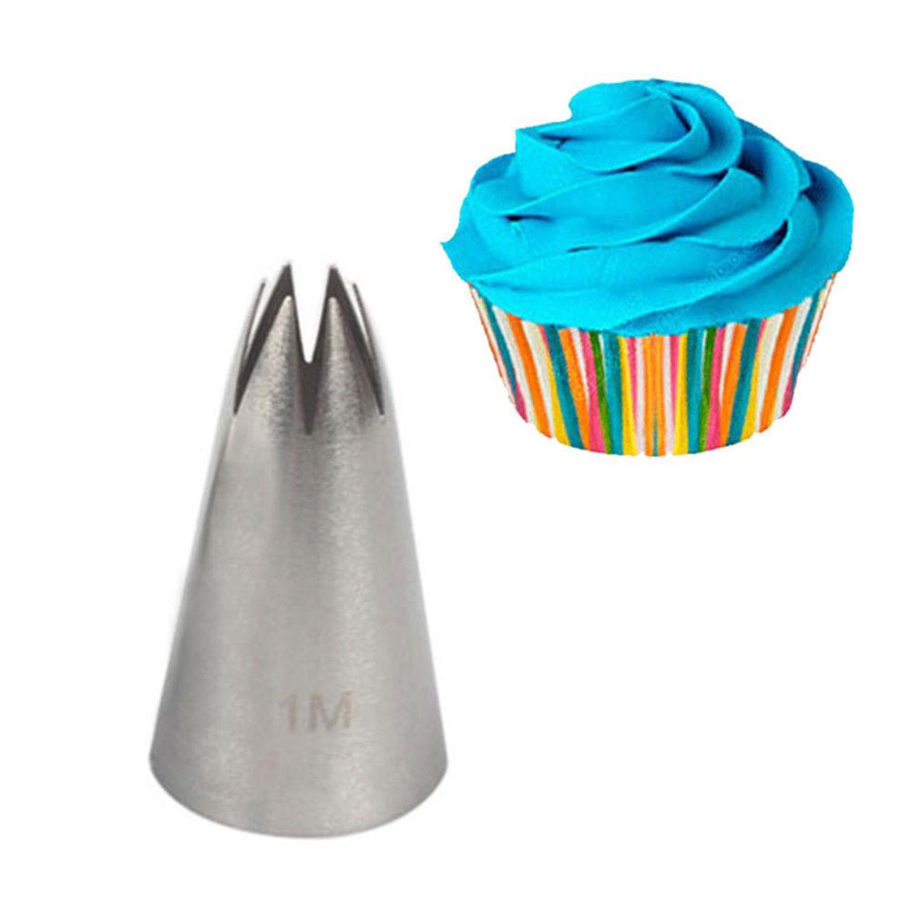 Suyo Icing Piping Nozzle Bakeware Pastry Tips Alat Es Krim Cupcake Stainless Steel