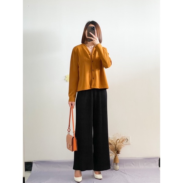 Yolla Set (Atasan/Cullote/ Set Cardigan with Comfy Cullote)