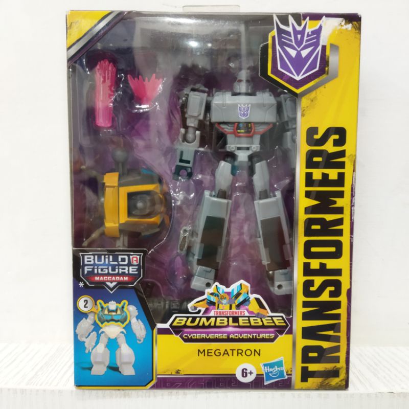 ori original hasbro transformers transformer megatron build figure bumblebee cyberverse adventure maccadam robot mainan anak laki cowok boy boys toy toys hadiah kado ultah action gift