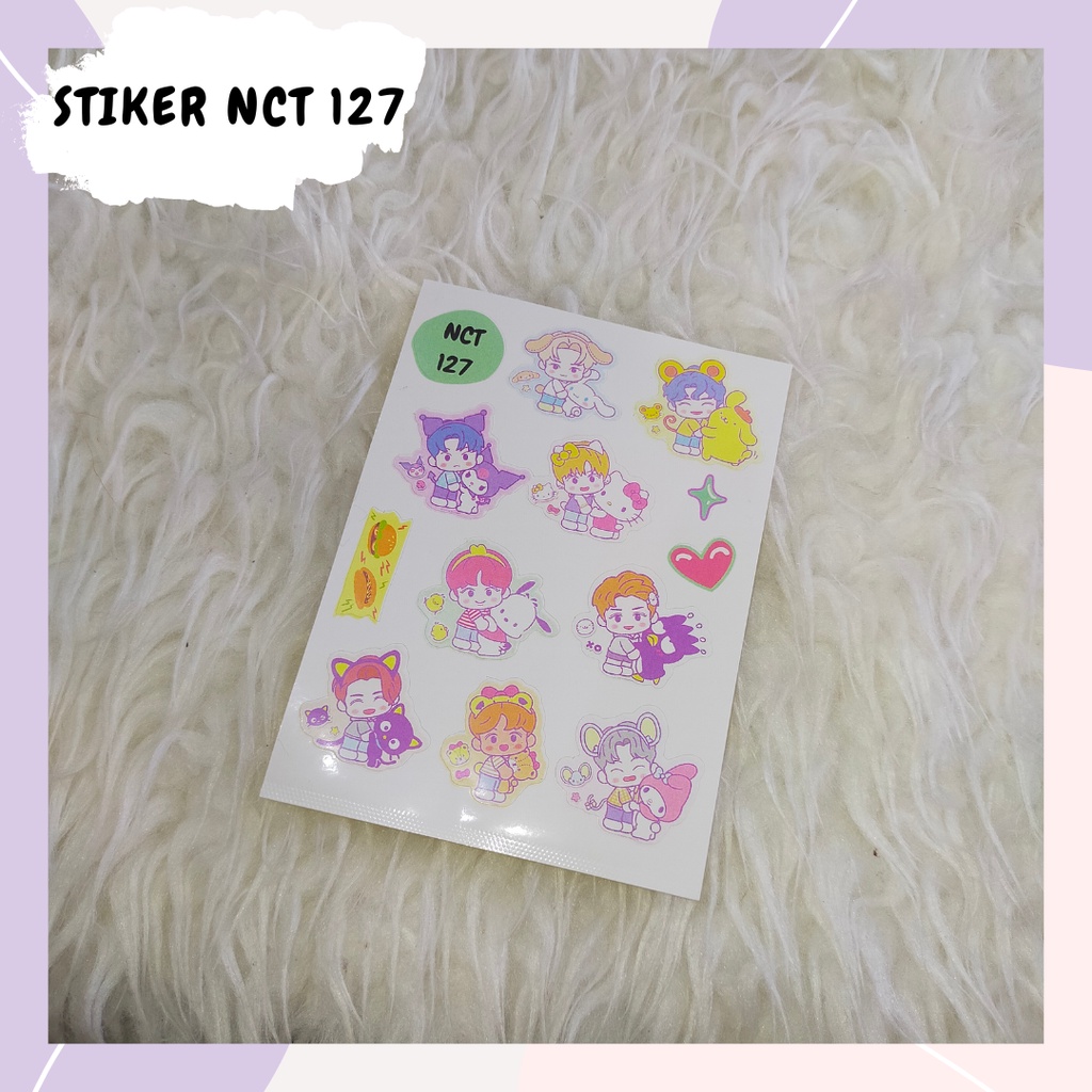 Stiker NCTzen 127 lucu karakter
