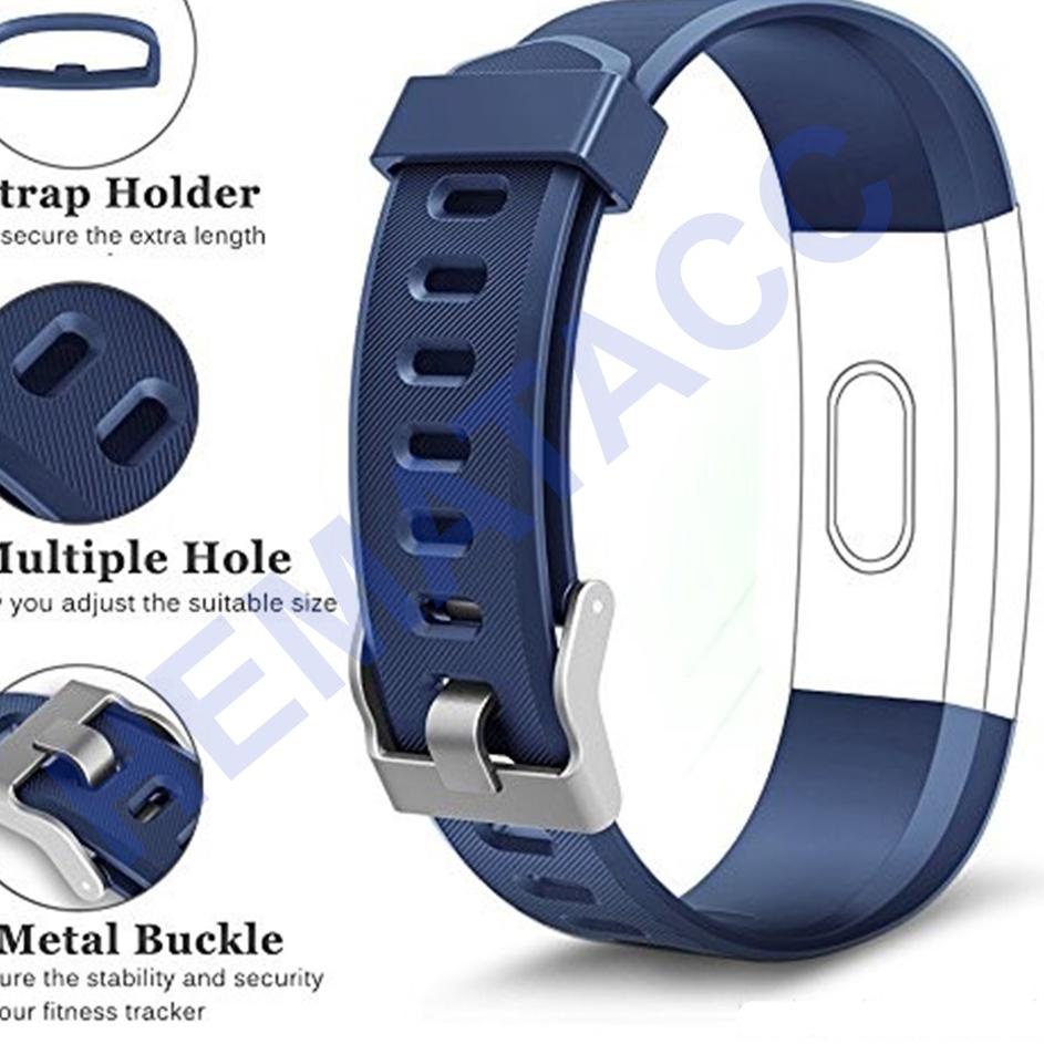 ★ RHV Tali Strap Jam ID115 / 115 / B11 / Fitme Lite Smartband Smart Bracellet Stok Asli Gelang Jam ✿