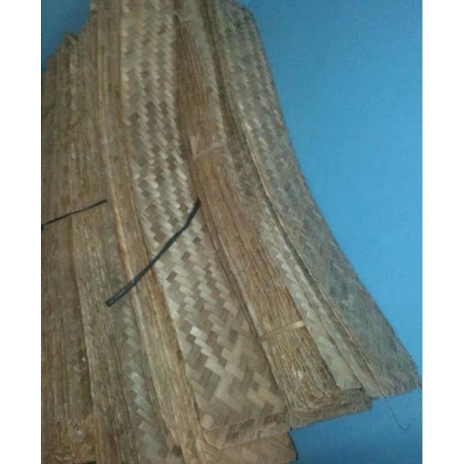 besek bambu anyaman pelapis sarang walet sirip walet 20x100 cm
