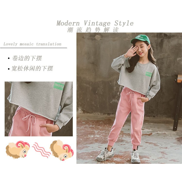 KALILA -  IHOEP Sweater Baju Anak Perempuan Umur 3-9 Tahun / Bahan Fleece