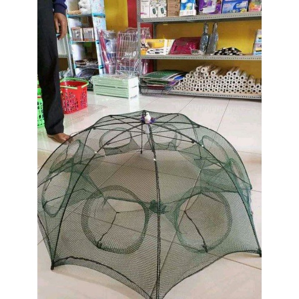 jaring perangkap ikan 8 lubang