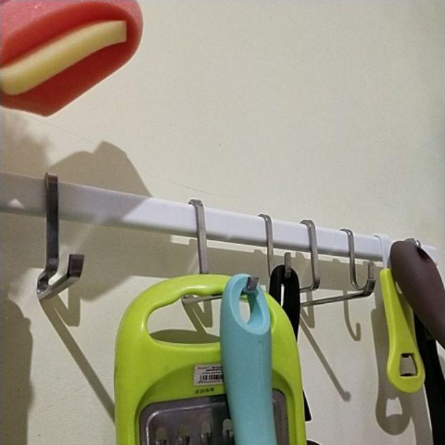 Pengait, Baja Tahan Karat 3-p, Pengait Dinding, Anti Karat Ku159