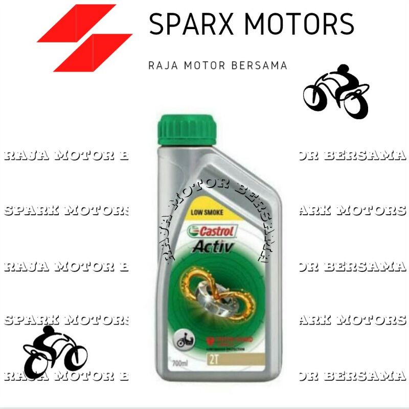 Oli castrol 2tak castrol activ oli samping