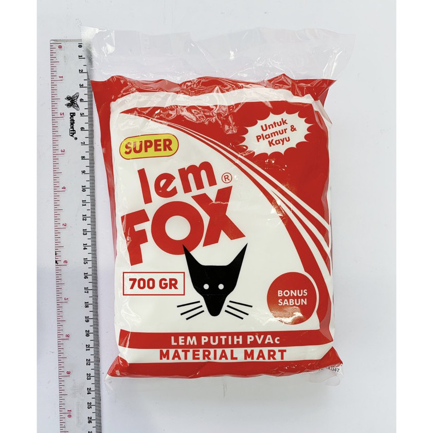 (1 PC) Lem Putih Fox 700 GR | Lem Fox Putih 700 | Lem Putih PVAC 700 | Material Mart